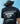 Unisex Cotton 'Track' Black T-Shirt